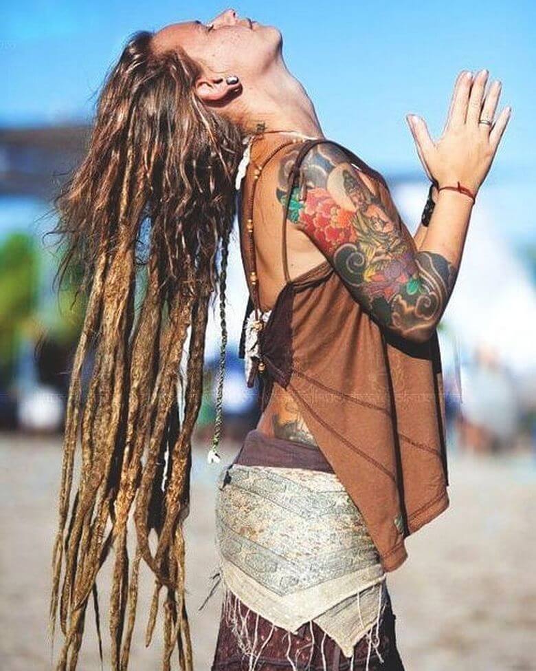 Hippie hairy
