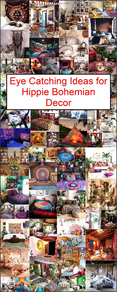 Eye Catching Ideas for Hippie Bohemian Decor | Hippie Boho Style