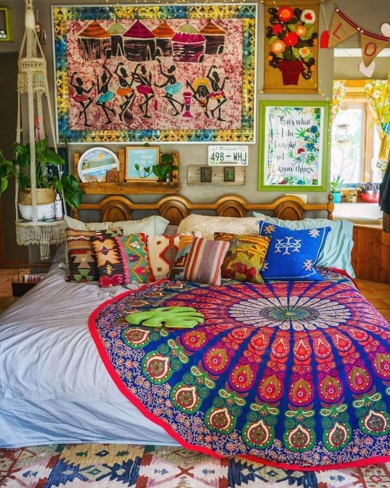 Eye Catching Ideas for Hippie Bohemian Decor | Hippie Boho Style