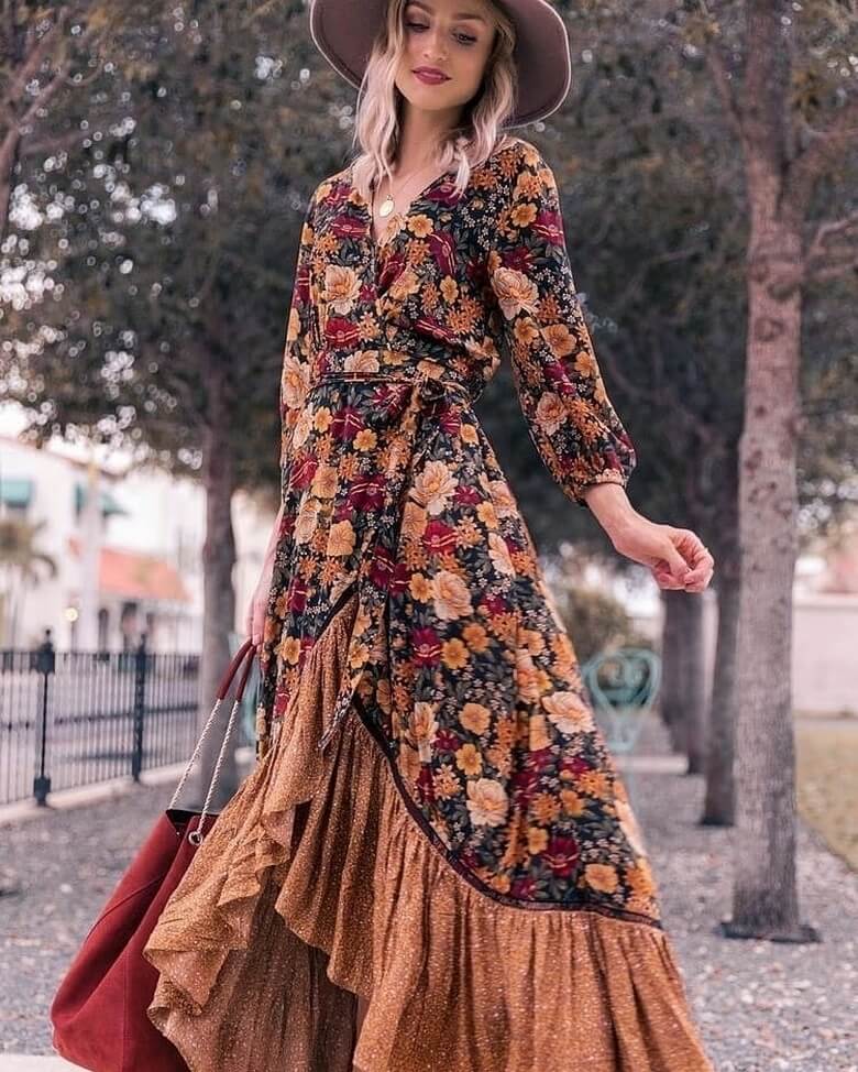 boho hippie dresses