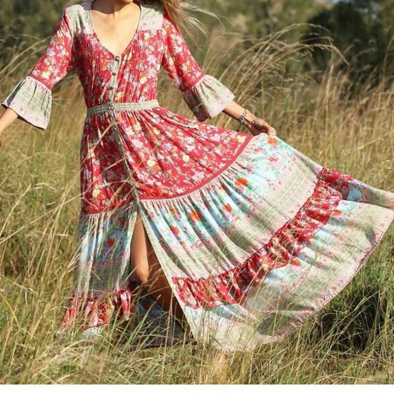 Boho Hippie Dresses Colorful Lifestyle Ideas | Hippie Boho Style