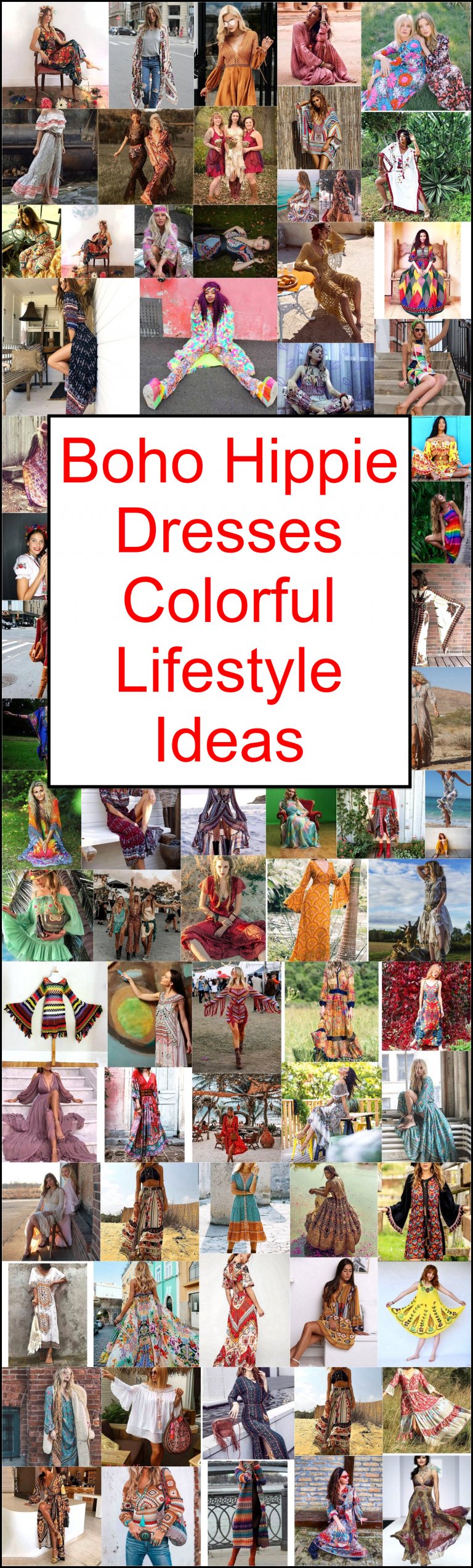 Boho Hippie Dresses Colorful Lifestyle Ideas | Hippie Boho Style