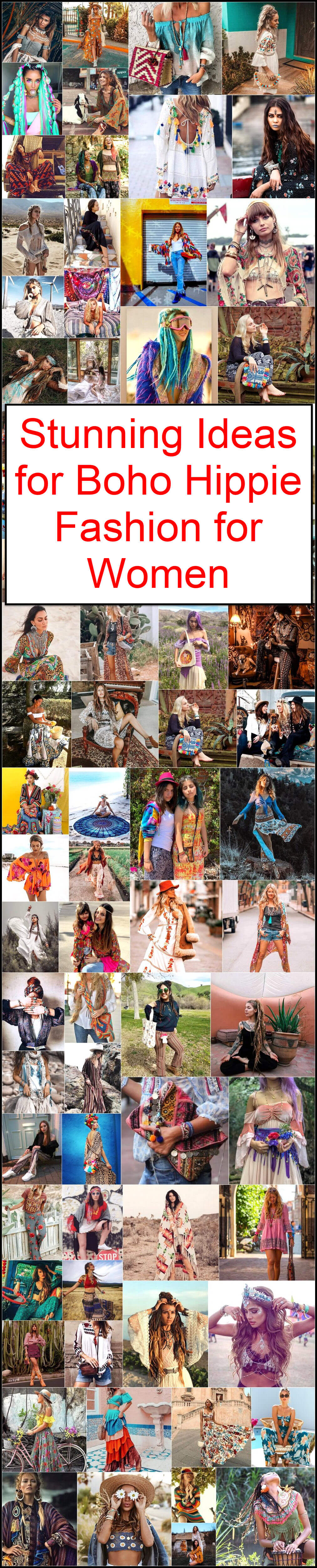 Stunning Ideas for Boho Hippie Fashion for Women