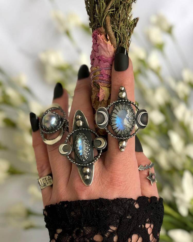 Boho 2024 hippie rings