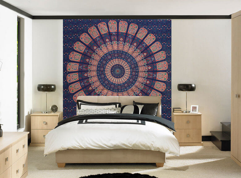 hippie boho style bedroom (11)