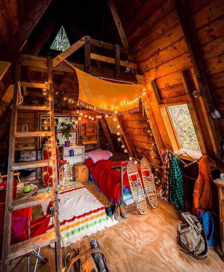 hippie boho style bedroom (12)