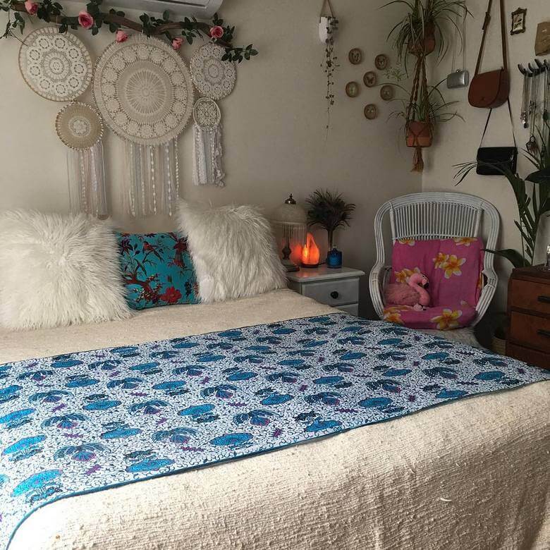 hippie boho style bedroom (28)