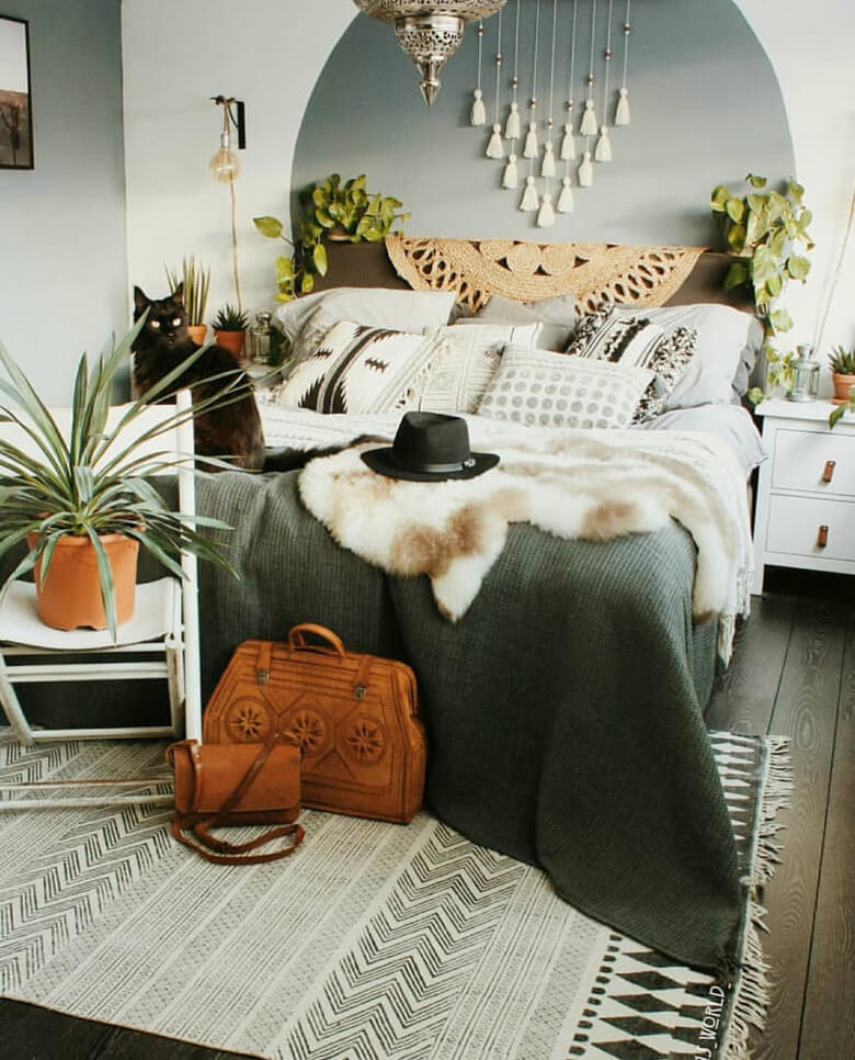 Hippie & Boho Style Bedroom Inspirations | Hippie Boho Style