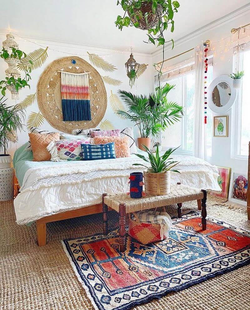 New Bohemian Wall Design for Small Space