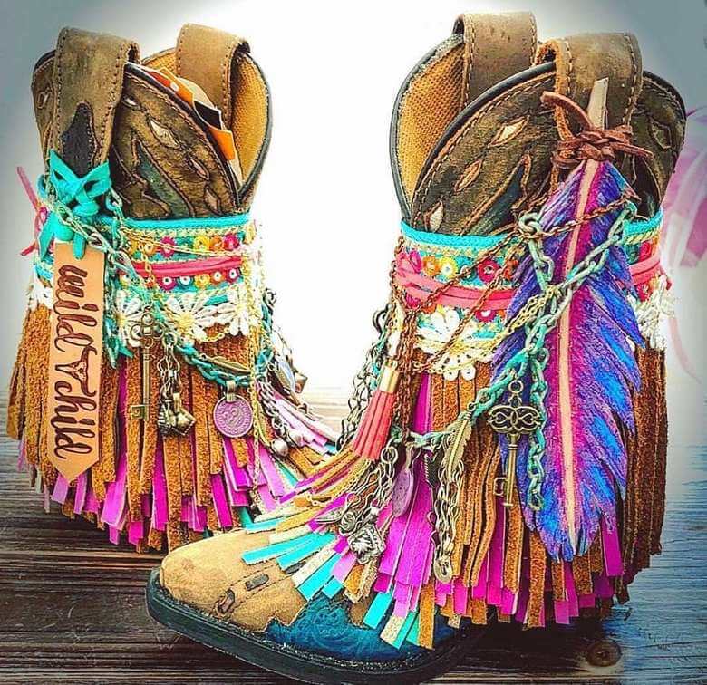 Hippie boho outlet boots