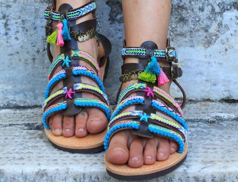 Boho kolhapuri chappal