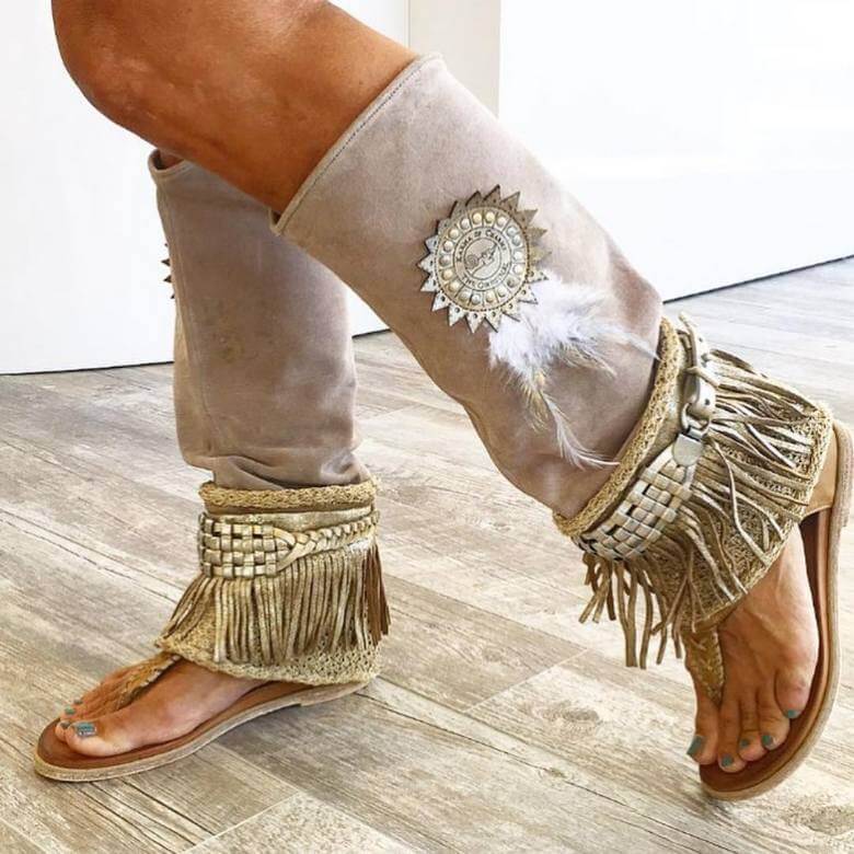 hippie boho shoes ideas (23)