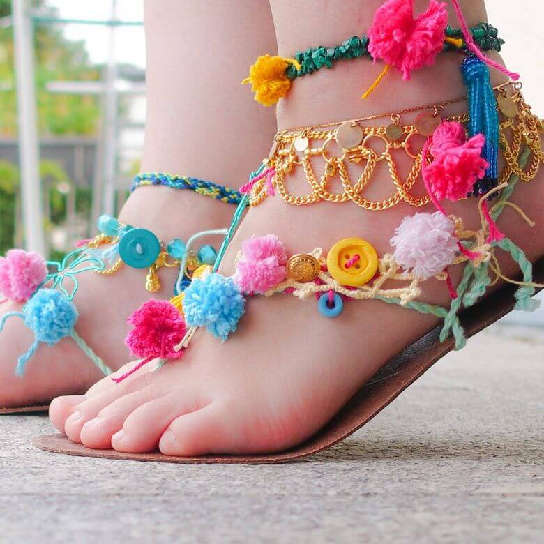 hippie boho shoes ideas (4)