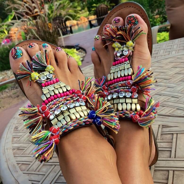 hippie boho shoes ideas (44)