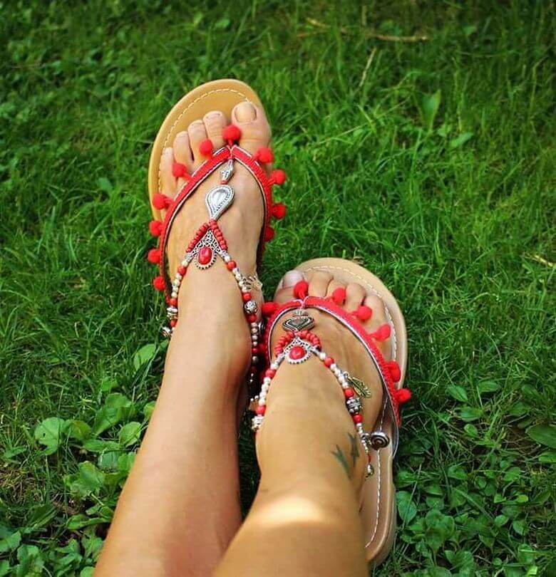 hippie boho shoes ideas (56)