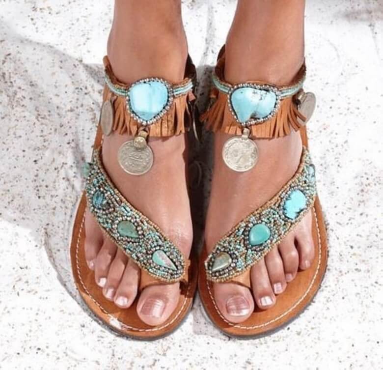 hippie boho shoes ideas (58)