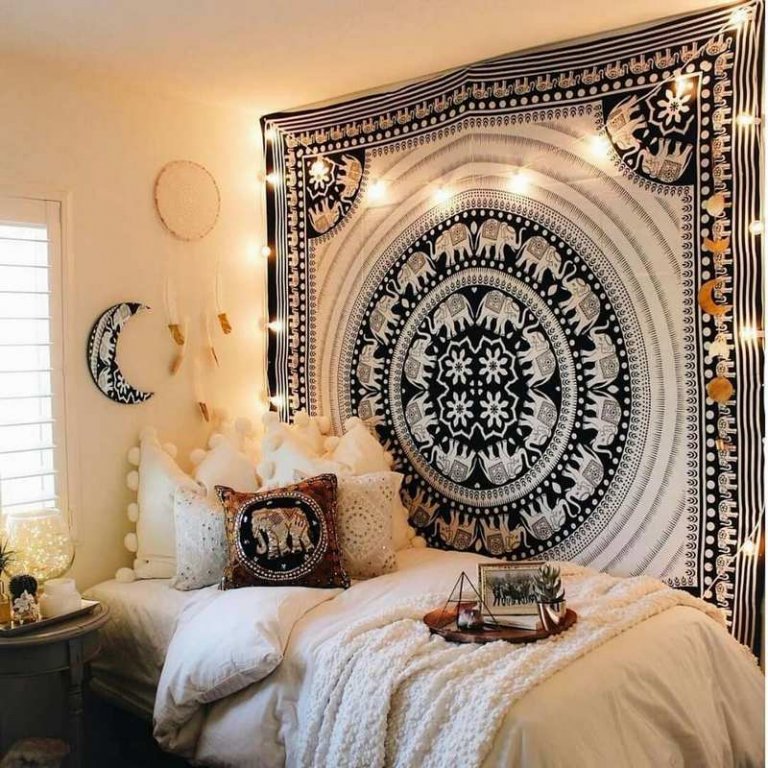 Wall Decor Ideas with Bohemian Tapestry Designs | Hippie Boho Style