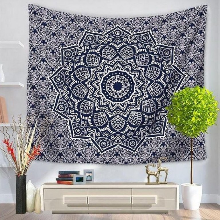 Wall Decor Ideas with Bohemian Tapestry Designs | Hippie Boho Style