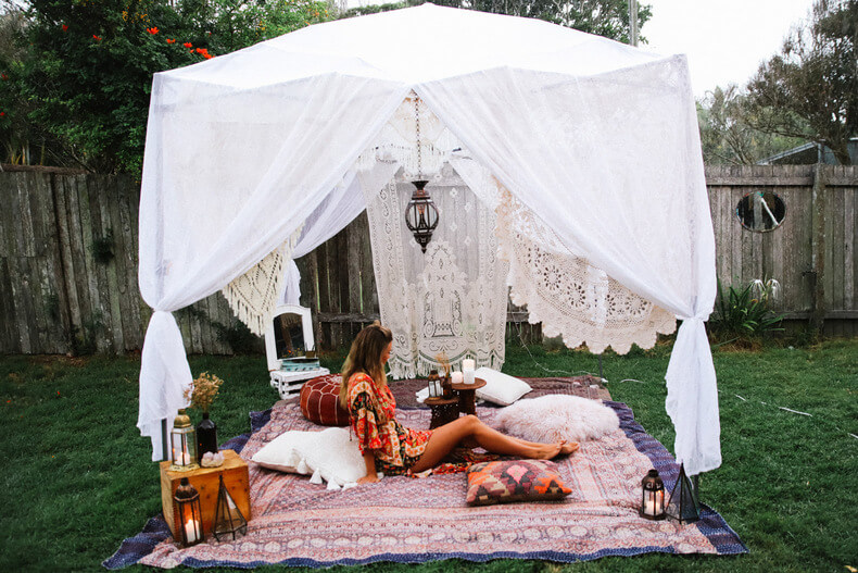 bohemian tent ideas (11)