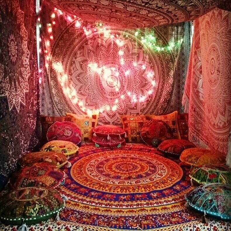 bohemian tent ideas (18)