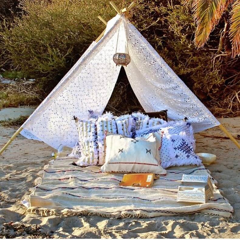 bohemian tent ideas (21)