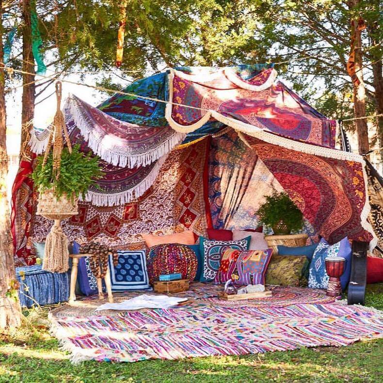 bohemian tent ideas (23)