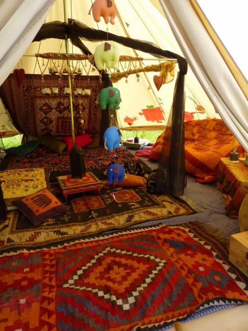 bohemian tent ideas (29)