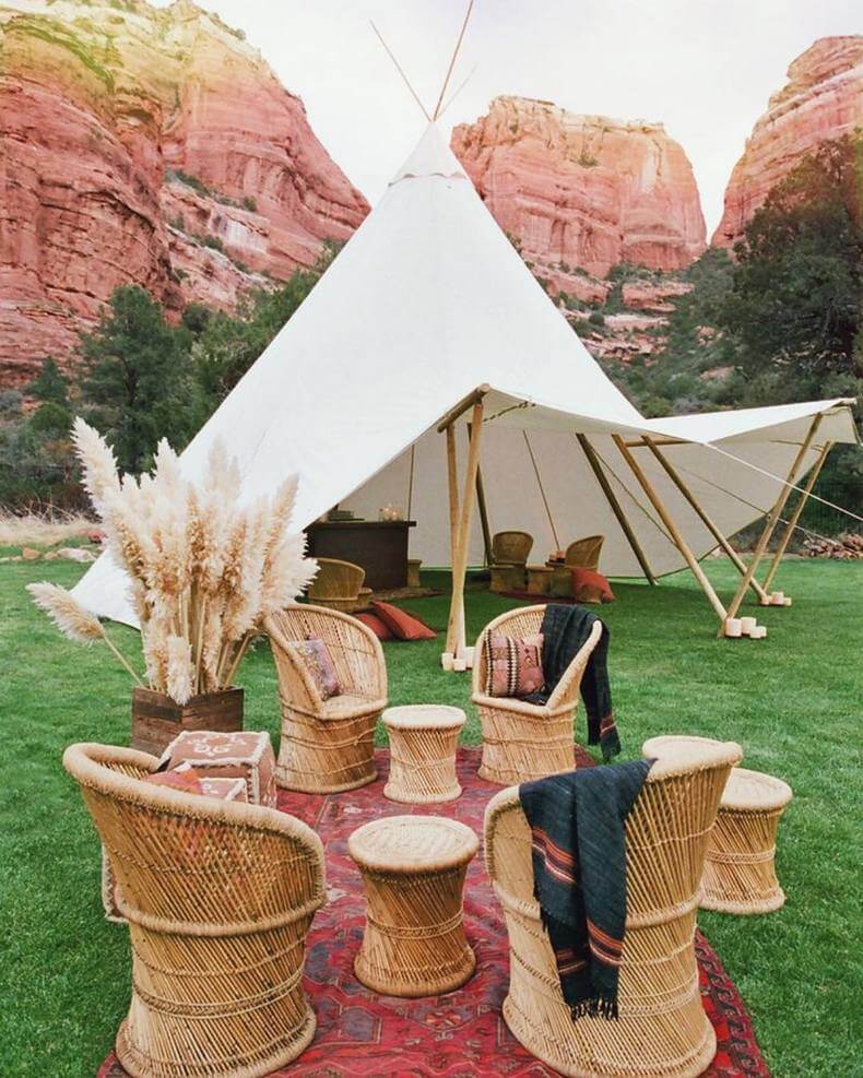 bohemian tent ideas (33)