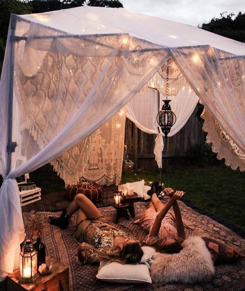 bohemian tent ideas (40)