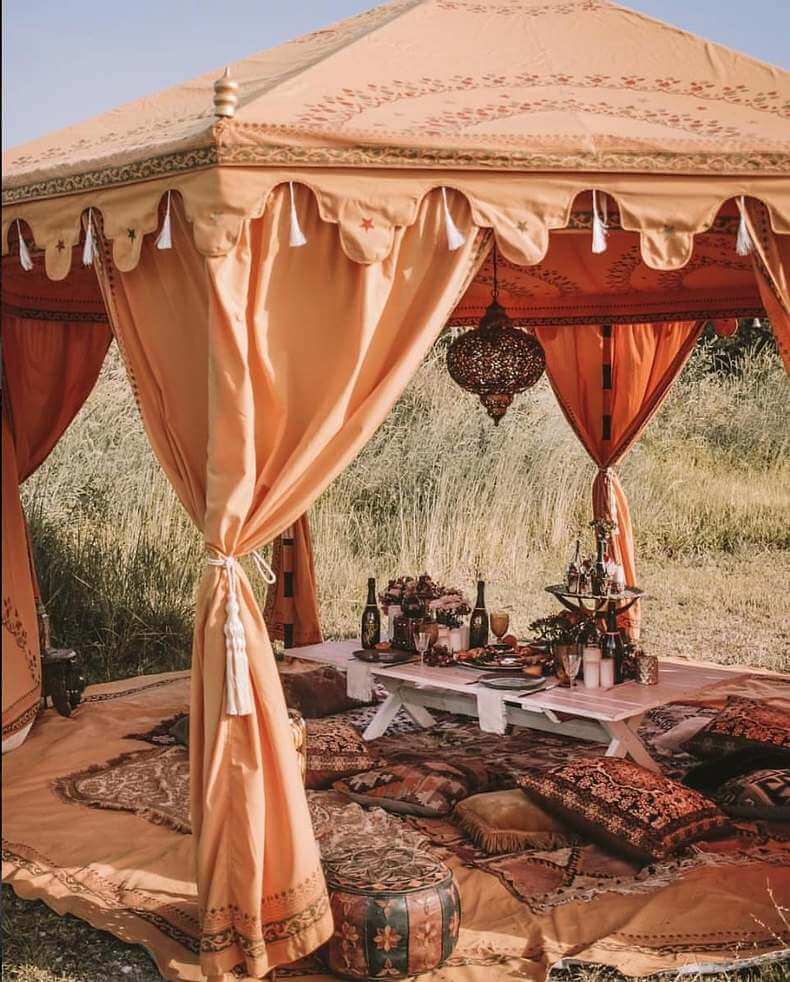 bohemian tent ideas (42)