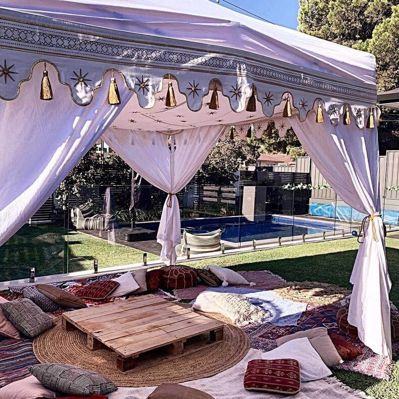 bohemian tent ideas (56)