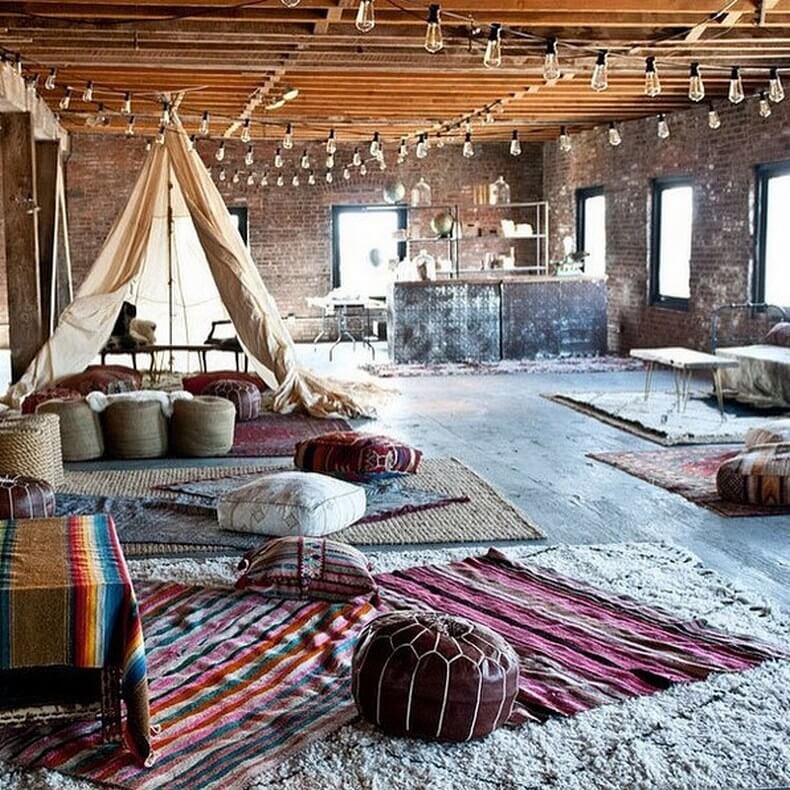 bohemian tent ideas (65)