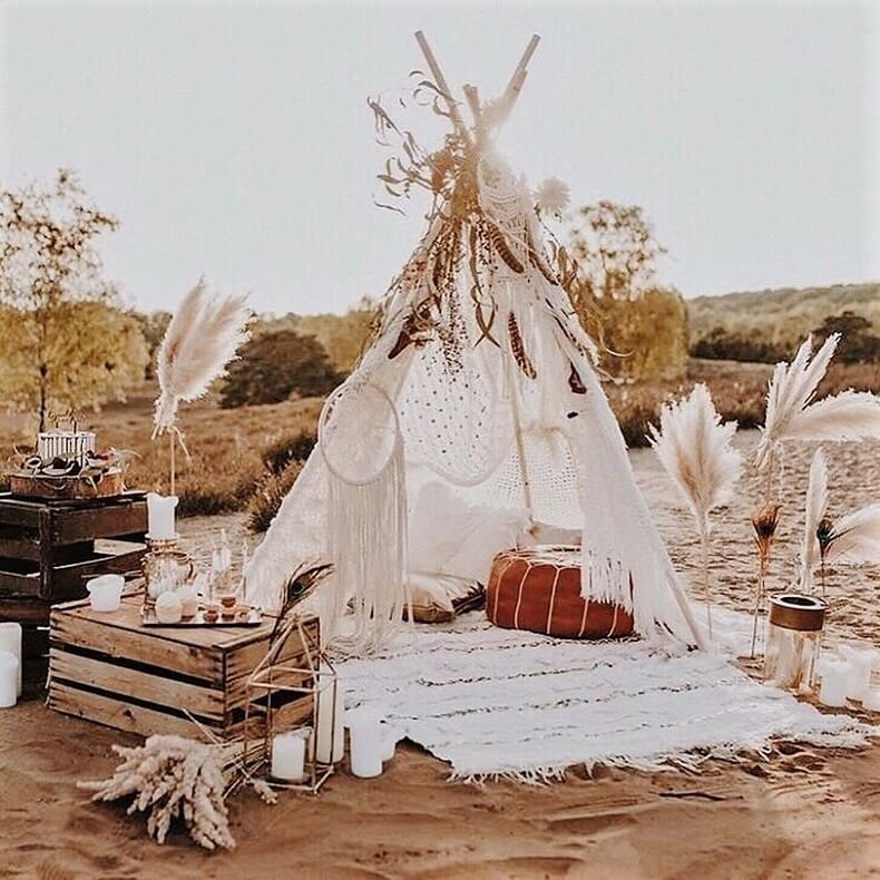 bohemian tent ideas (71)