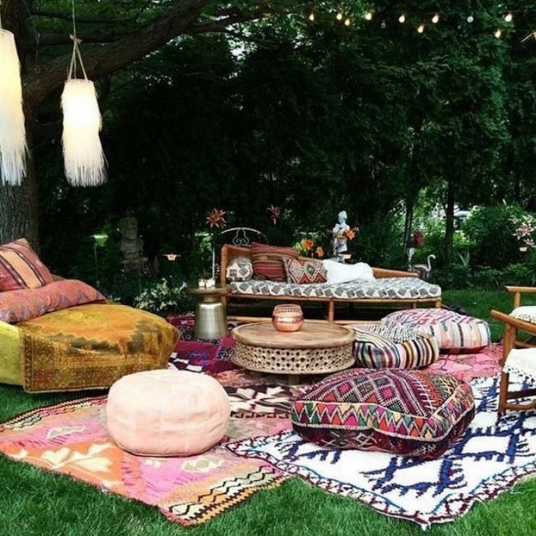 Hippie Boho Garden And Outdoor Living Ideas | Hippie Boho Style