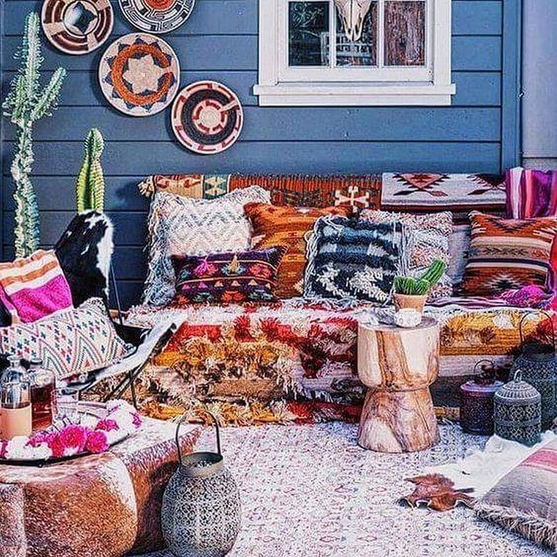 boho hippie garden and outdoor life (35)