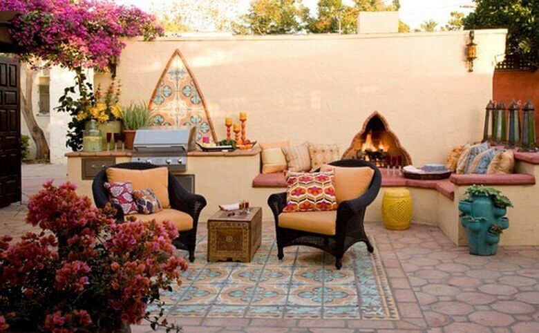 boho hippie garden and outdoor life (57)