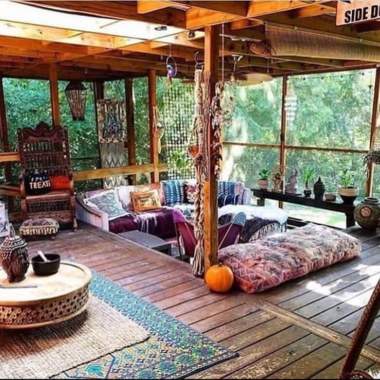 boho hippie garden and outdoor life (81)