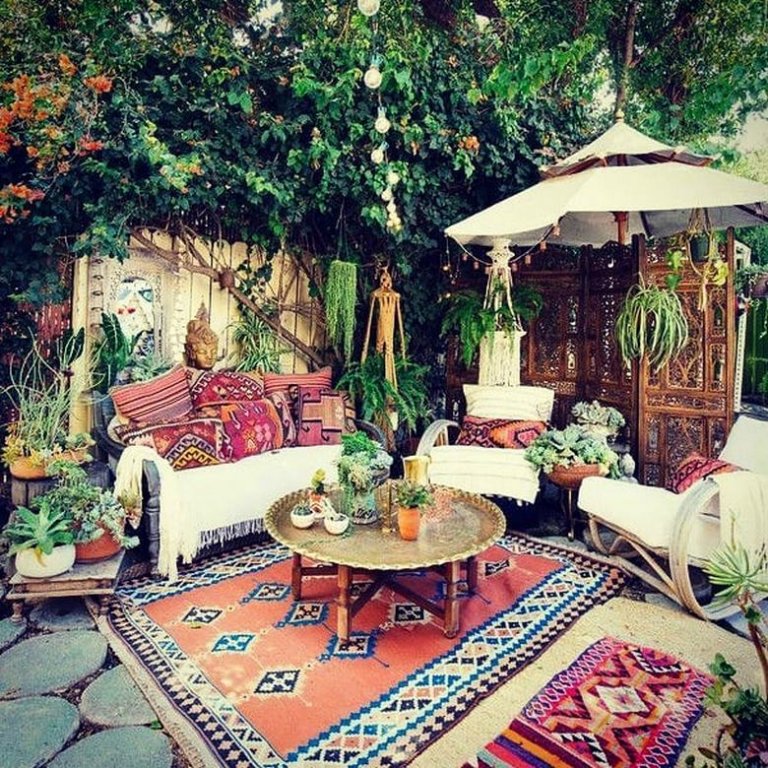 Hippie Boho Garden And Outdoor Living Ideas | Hippie Boho Style