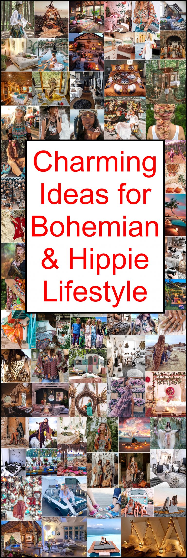 Charming Ideas for Bohemian & Hippie Lifestyle | Hippie Boho Style