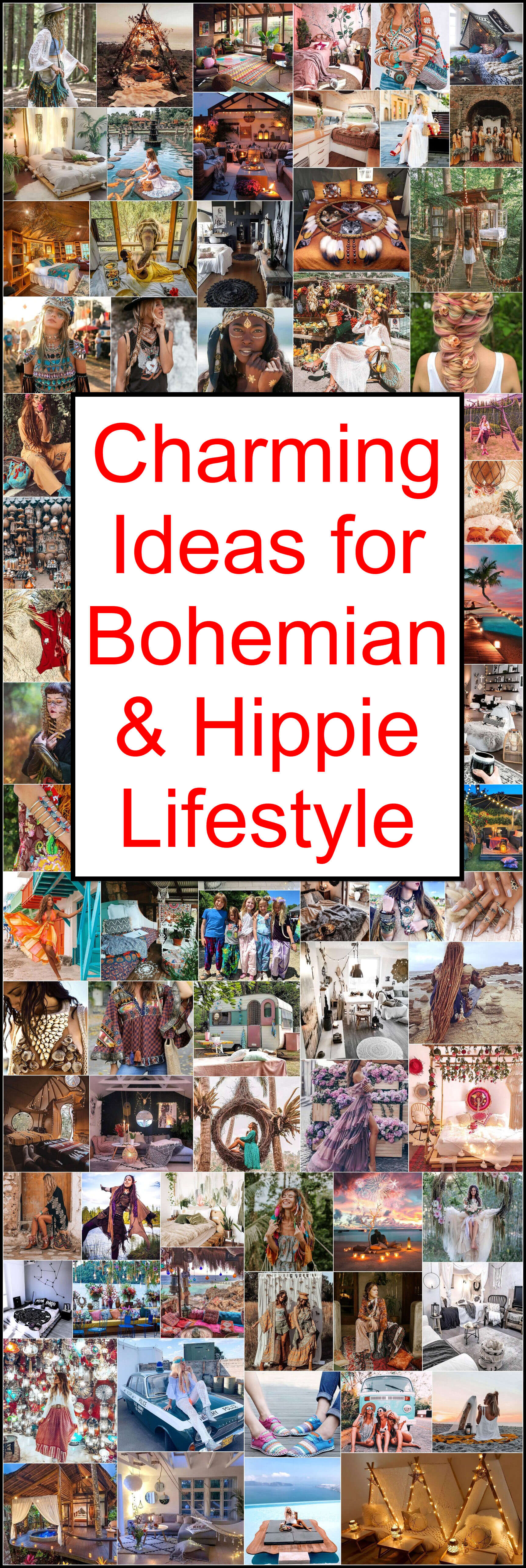 Charming Ideas for Bohemian & Hippie Lifestyle