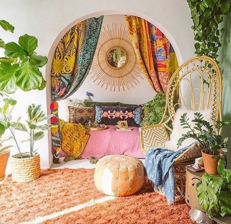 Boho & Hippie Style Home Decor Ideas and Designs | Hippie Boho Style