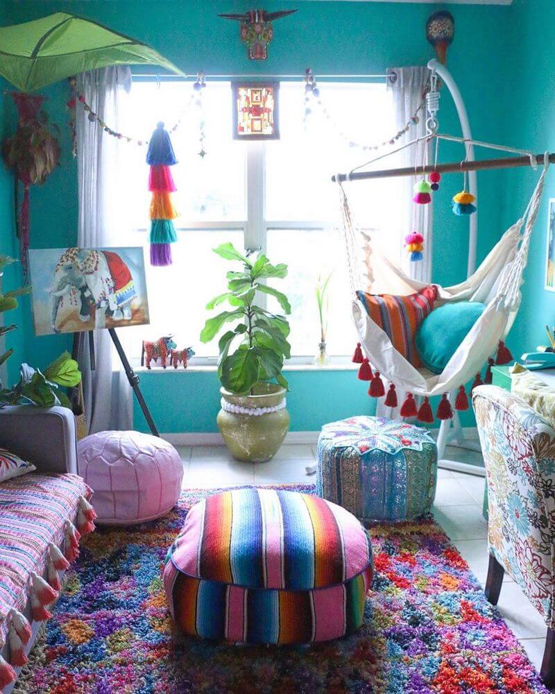 bohemian decor ideas (17)