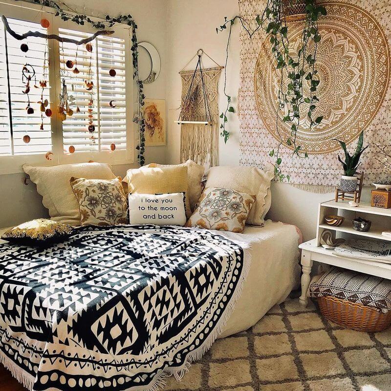 bohemian decor ideas (79)