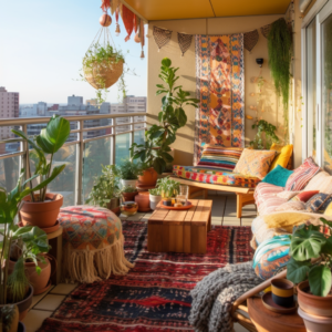 Chic and Colorful Bohemian Balcony Decor Ideas For A Boho Paradise ...