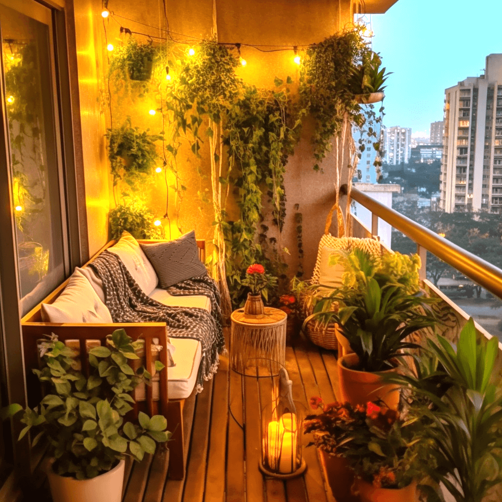 Bohemian Balcony Decor Ideas for a Boho Paradise (11)