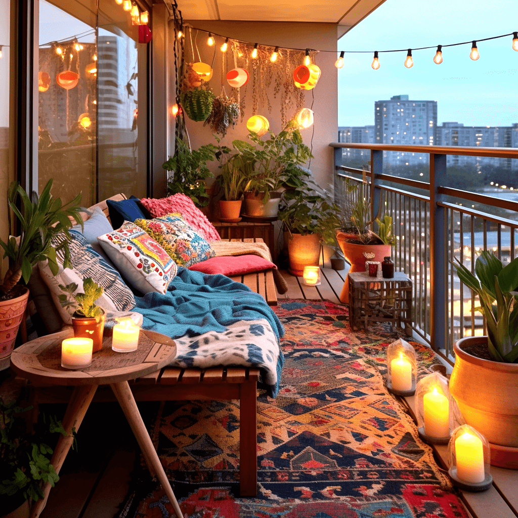 Bohemian Balcony Decor Ideas for a Boho Paradise (13)