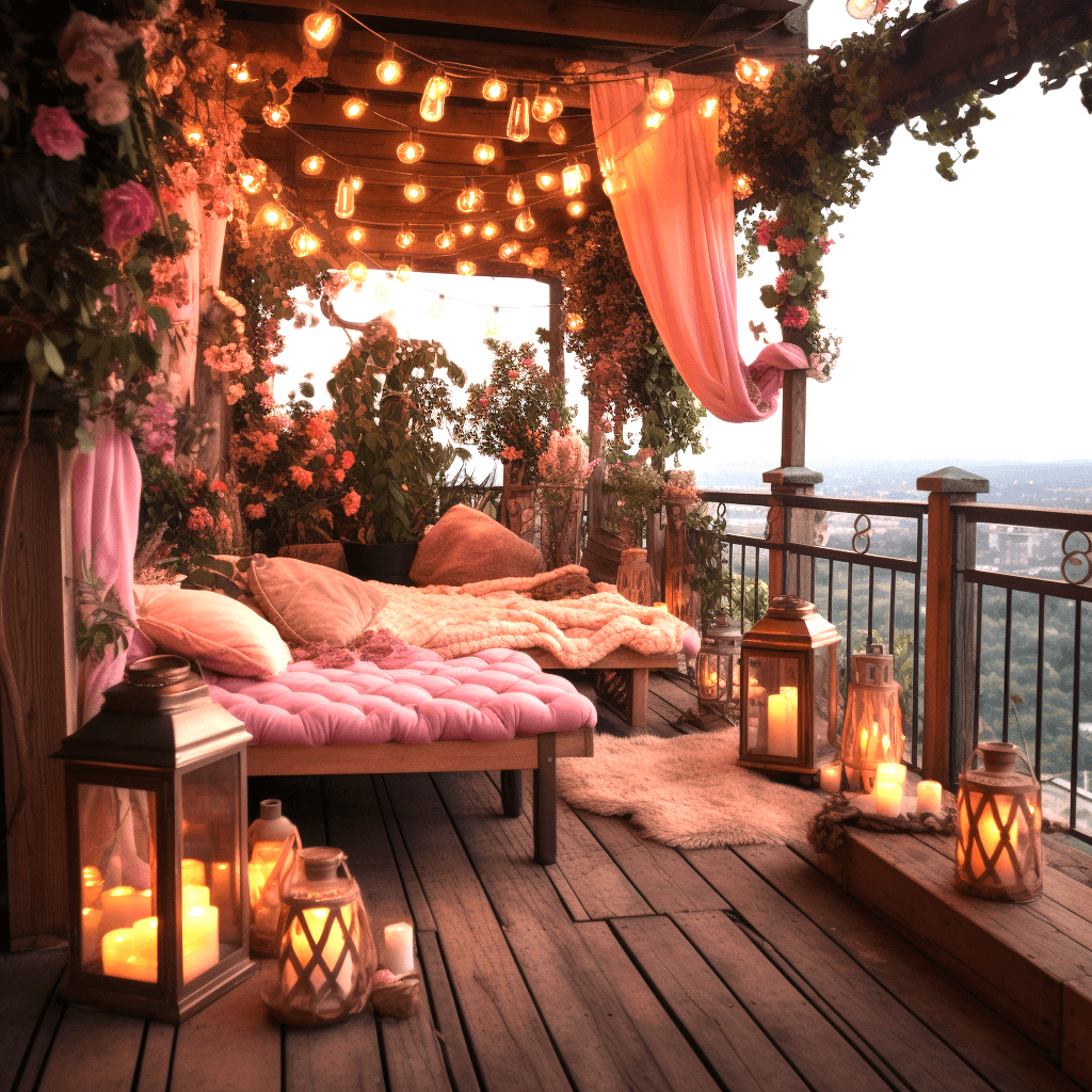 Bohemian Balcony Decor Ideas for a Boho Paradise (18)