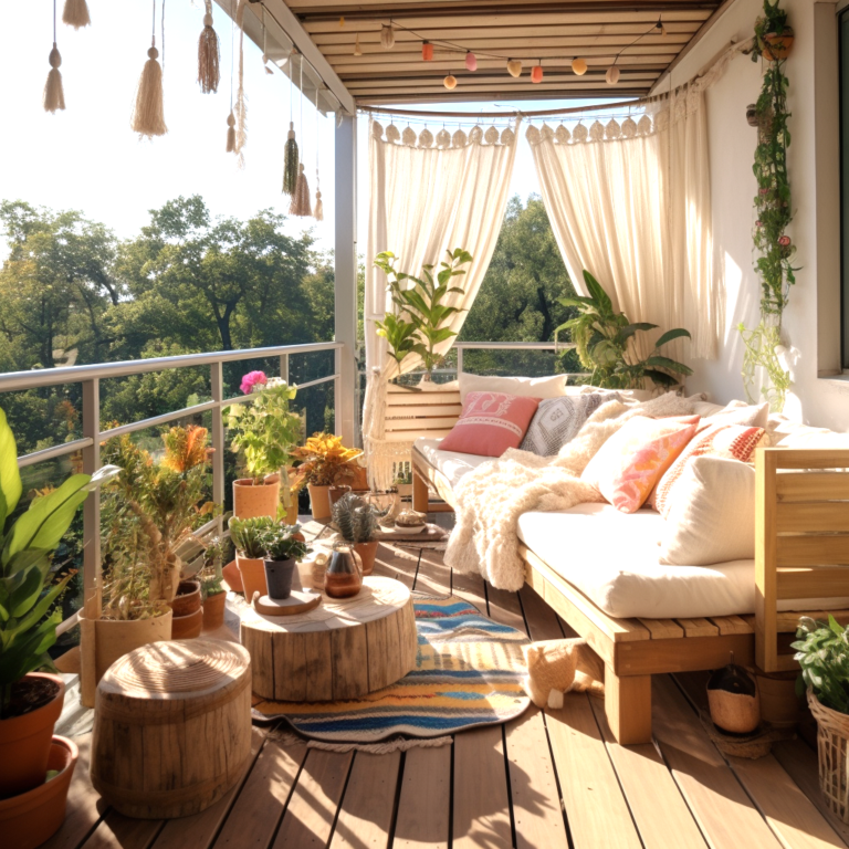 Chic and Colorful Bohemian Balcony Decor Ideas For A Boho Paradise ...