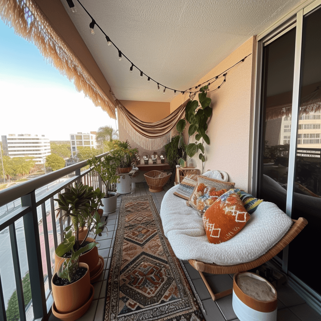 Bohemian Balcony Decor Ideas for a Boho Paradise (26)