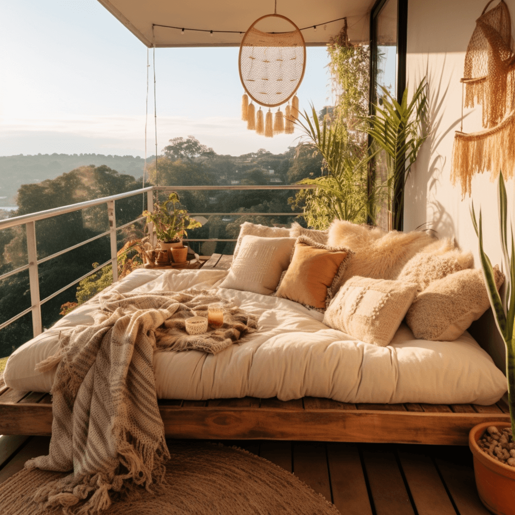 Bohemian Balcony Decor Ideas for a Boho Paradise (27)